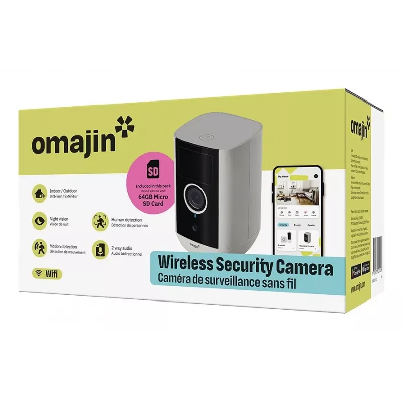 Câmara de segurança IP omajin by Netatmo OWC-01-EU Wi-Fi 4