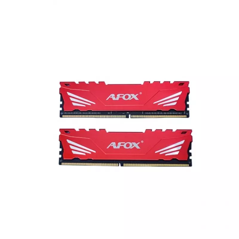 AFOX GAMING AFLD432PH1CAD kit de memória RAM DDR4 32 GB (2x16 GB) 3200 MHz CL16, XMP2, DIMM de 288 pinos, vermelho