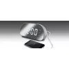 Rádio-relógio Muse M-170CMR — rádio-relógio digital, ecrã LED de 1,2 polegadas, FM, AC 230V, backup AAA, espelho/branco