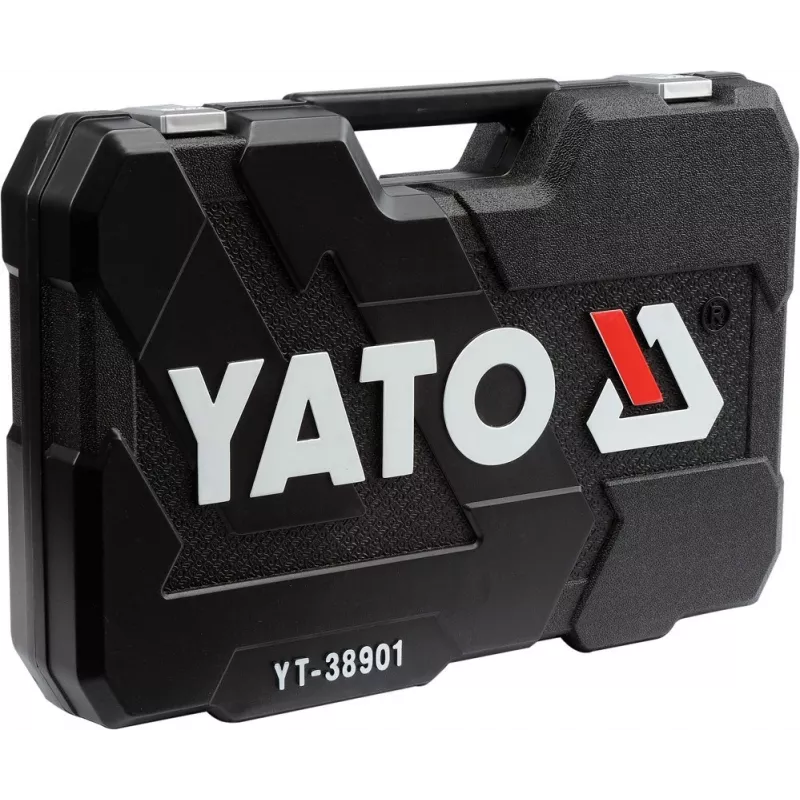 Yato YT-38901 conjunto de chaves/ferramentas XXL, 1/4–1/2 polegadas, 122 pcs.