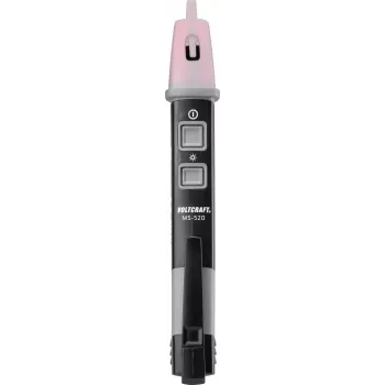VOLTCRAFT MS-520 detetor de tensão sem contacto CAT IV 1000 V LED, acústico (1601758)