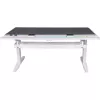 Mesa de computador Thermaltake GGD-G70-WHEIRX-22 Preto Reta Retangular Placa de partículas