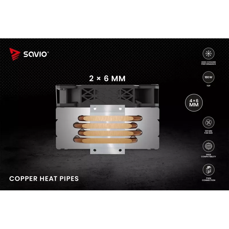 SAVIO VORTEX X2 Cooler de CPU