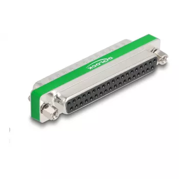 Filtro de supressão de interferências RF/EMI DeLOCK D-Sub 37 pinos macho para fêmea filtro passa-baixo capacitivo