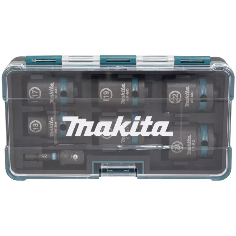 Makita E-16592 Chave de caixa para chave de impacto Conjunto de chaves de caixa preto, turquesa