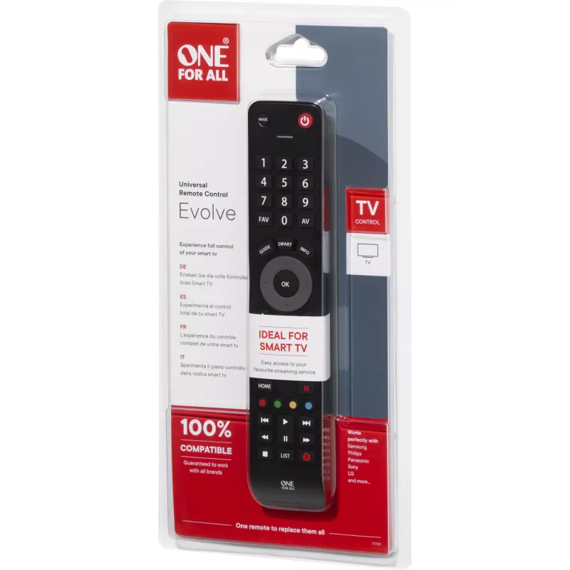 Comando de TV One For All Advanced Evolve