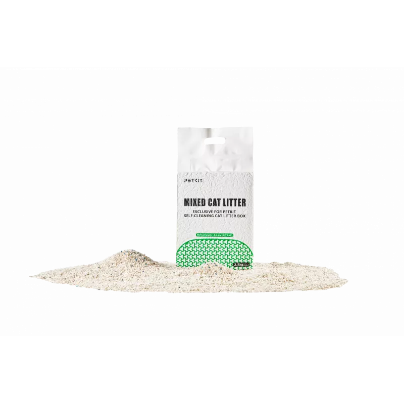 Areia para gatos PETKIT Mixed Cat Litter, 3 sacos – embalagem múltipla de areia aglomerante para gatos