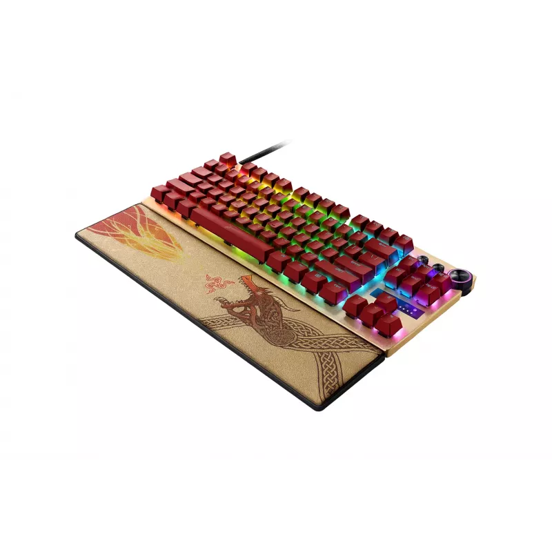Razer Huntsman V3 Pro Tenkeyless | Teclado gaming | Com fios | US | Counter-Strike 2 Edition | USB Type-C | Razer Analog Optical Switch Gen-2