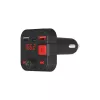 Transmissor FM SAVIO, Bluetooth 5.3, carregador QC 3.0, ecrã LED, Bass Boost, TR-15, preto