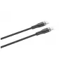 Cabo trançado Fixed, 100W | FIXDB-CC12-BK | preto