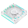 GAMEMAX TORNADO T12 ARGB-RW Ventoinha de caixa 120mm com pás invertidas branca