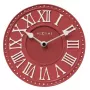Relógio de parede NeXtime 5187ro London Tisch, Ø16 cm, vermelho/branco
