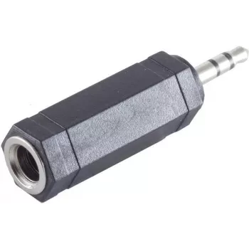 Adaptador de cabo ShiverPeaks BS57050 3,5 mm para 6,3 mm preto