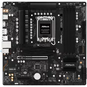 Placa-mãe ASRock B860M Pro-A micro ATX — Intel B860, LGA 1851, DDR5, 4 DIMM, até 256 GB, 2.5Gb Ethernet