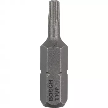 Bits de aparafusar Bosch extra duros, 3 unid., Torx, T10, aço, T10, 25 mm