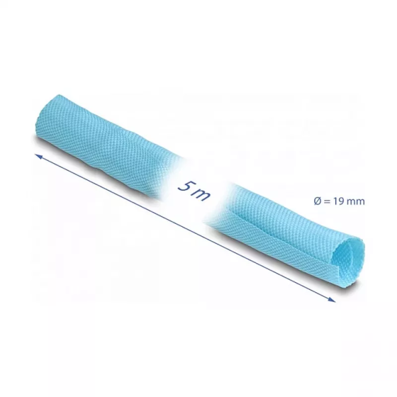 Revestimento para cabos DeLOCK 20882 azul 2 cm poliéster 5000 mm