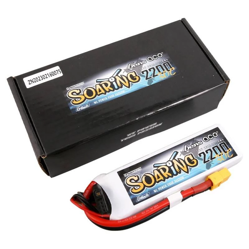 Bateria Gens Ace G-Tech Soaring 2200mAh 7.4V 30C 2S1P XT60