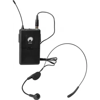 Microfone sem fios Omnitronic WAMS-12 863 MHz — sistema de microfone de mão sem fios