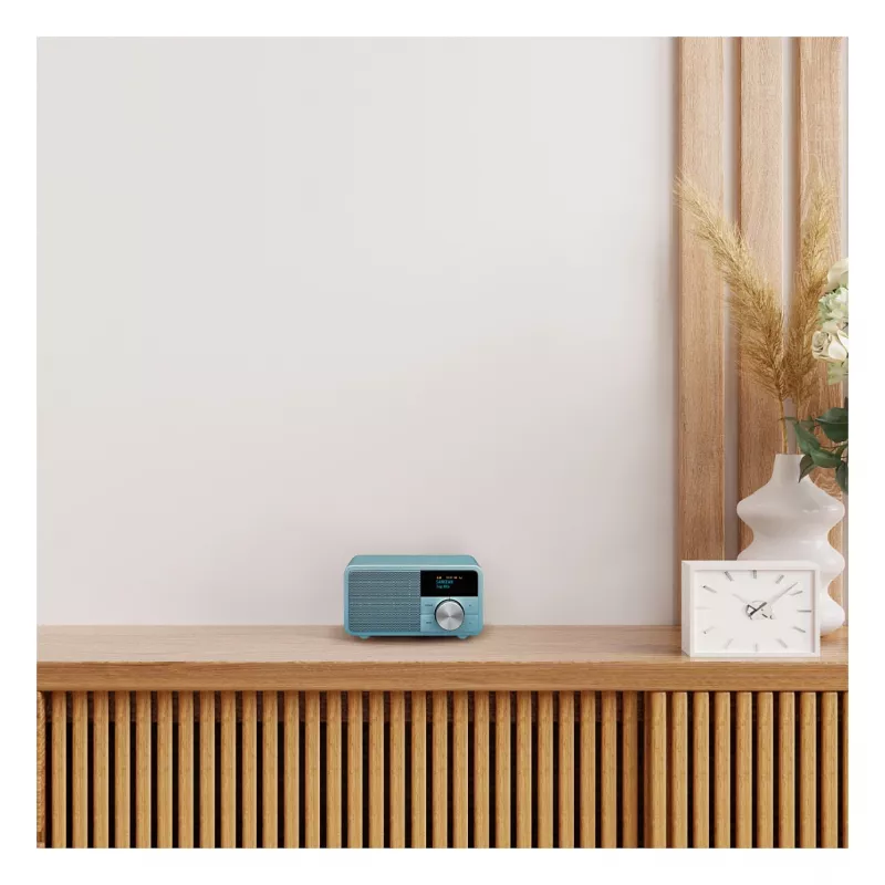 Sangean DDR-7 Norse Blue rádio de mesa, DAB+, FM, AUX, Bluetooth, turquesa