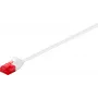 Wentronic Goobay cabo de rede fino CAT 6, U/UTP, branco, 3 m - material de cobre (93694)