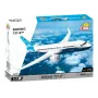 Conjunto de montagem Cobi Boeing 737-8 — 340 peças, idade recomendada 7+, azul e branco