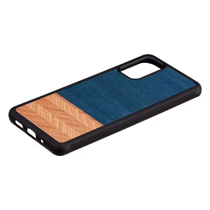 Capa para telemóvel Man and Wood Galaxy S20+ Denim preto — capa de proteção para Samsung Galaxy S20+