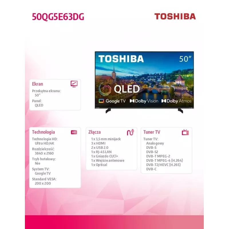 TV QLED 50 polegadas 50QG5E63DG