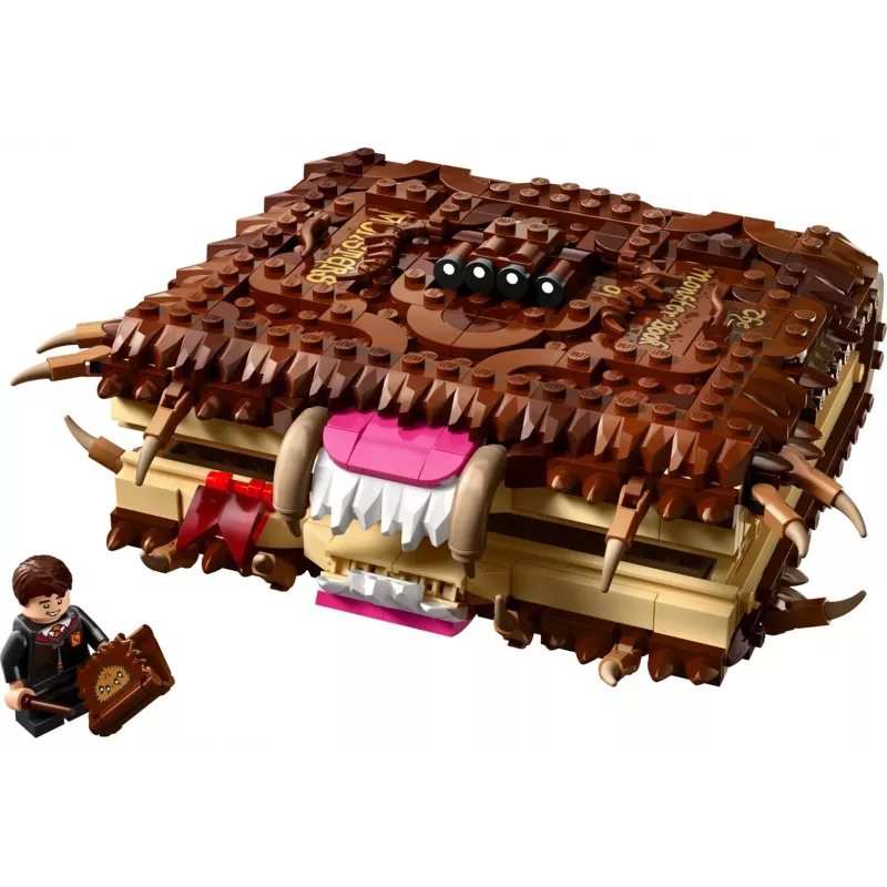 LEGO Harry Potter Conjunto de brincar Livro dos Monstros 76449 — 518 peças, 1 minifigura, dentes encaixáveis