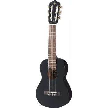 Guitalele acústica YAMAHA GL1BL — 6 cordas, clássica, tampo em abeto, escala em jacarandá, preto, cordas de nylon médias