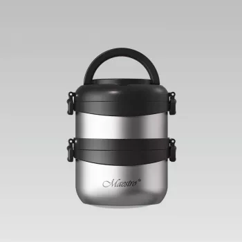 Garrafa térmica Maestro MR-1635-150 preta, aço