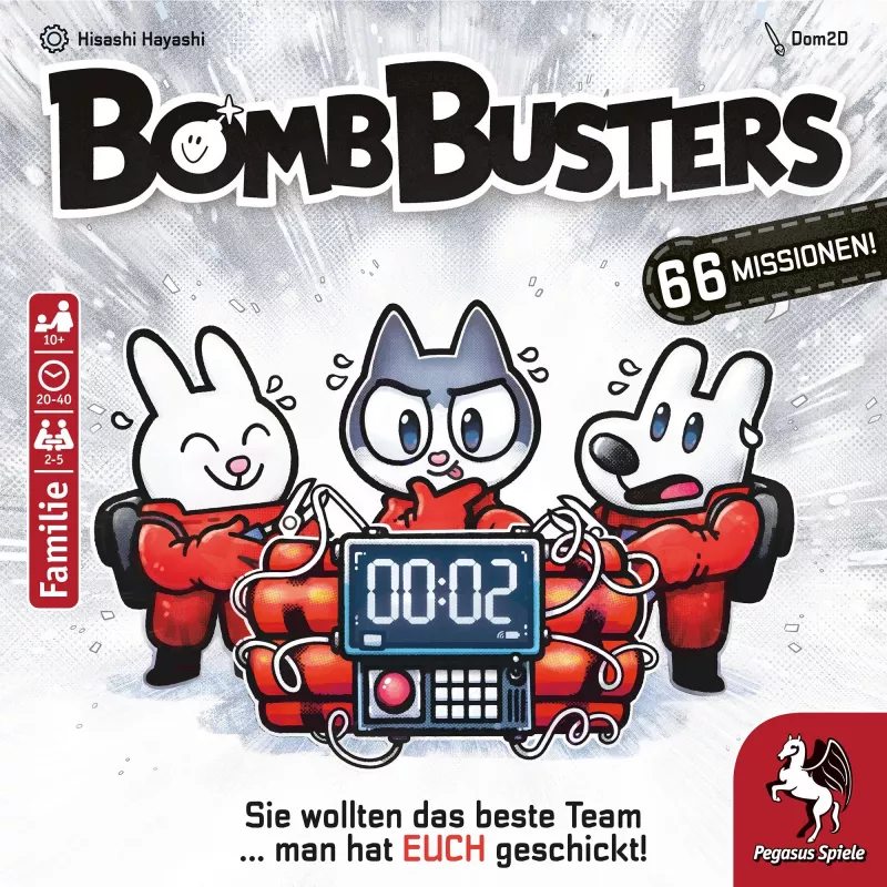 Pegasus Spiele Pegasus Bomb Busters (Jogo do Ano 2025) – jogo de família