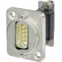 Neutrik NADB9MF Adaptador de interface de cabo D-SUB Preto - Prateado (NADB9MF)