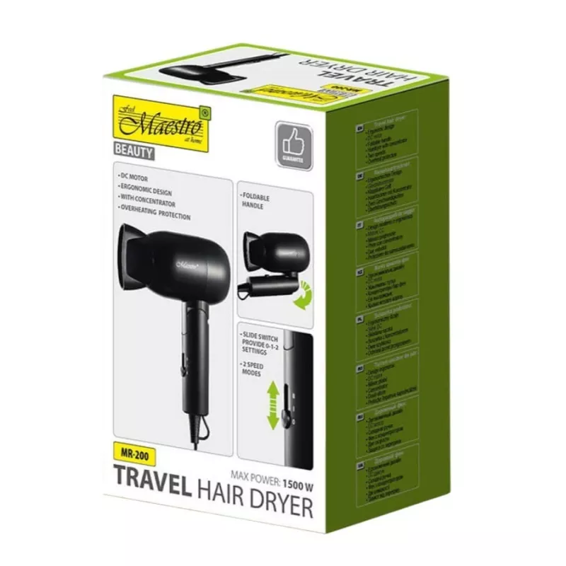 Secador de cabelo Maestro MR-200 1500W