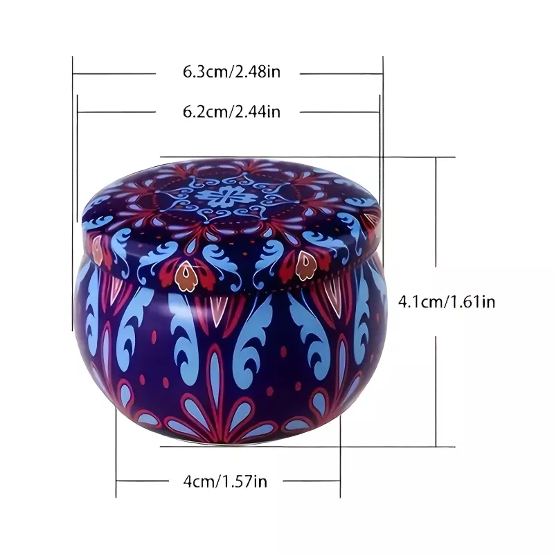 Conjunto de 4 velas de soja Extralink Home, velas perfumadas como decoração para presentes + caixa