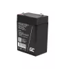 Bateria UPS Green Cell AGM15, 6 V, 4 Ah, bateria de chumbo-ácido selada (VRLA), preto, 680 g
