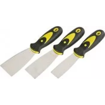 Conjunto de espátulas KWB 029890 — 3 peças, cabos de plástico