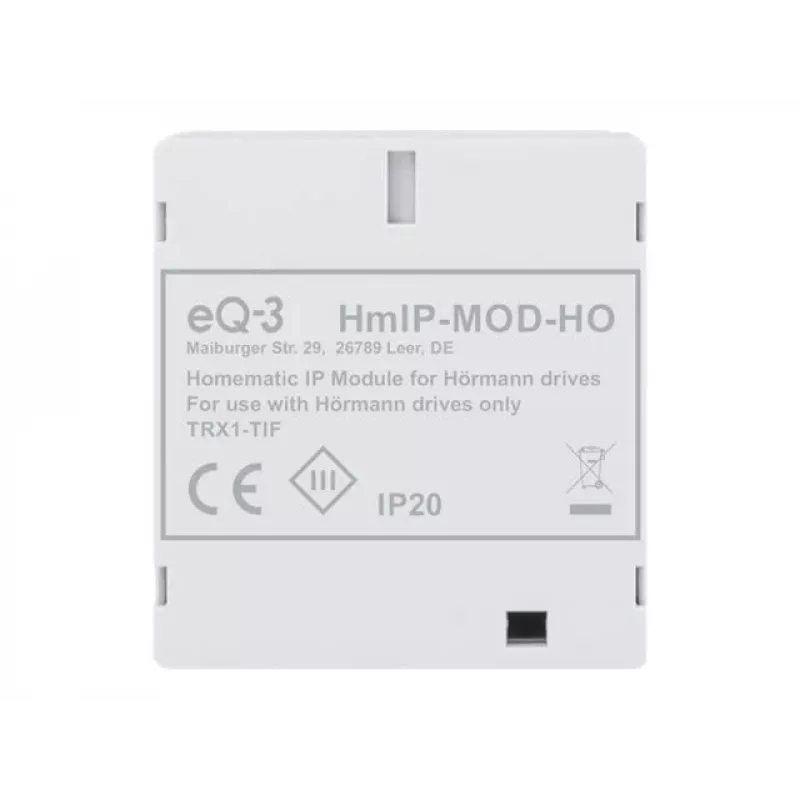 eQ-3 Homematic IP HmIP-MOD-HO 153986A0 módulo abre-portas de garagem para motorizações Hörmann, sem fios