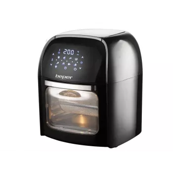 Fritadeira de ar quente Beper P101FRI012 12 L 1800 W Preto