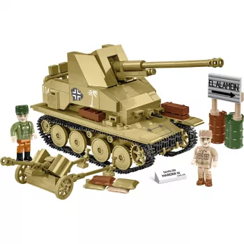 Conjunto de construção Cobi Blocks Marder III – 486 peças, modelo de veículo militar