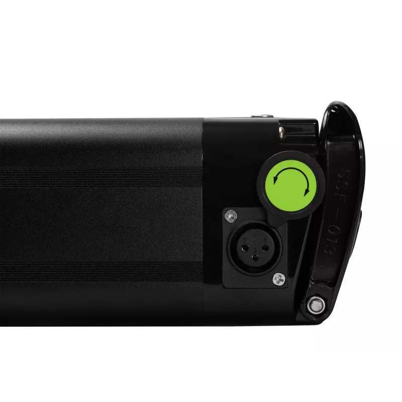 Bateria Green Cell EBIKEGCFSF36V10A 36V iões de lítio integrada preta