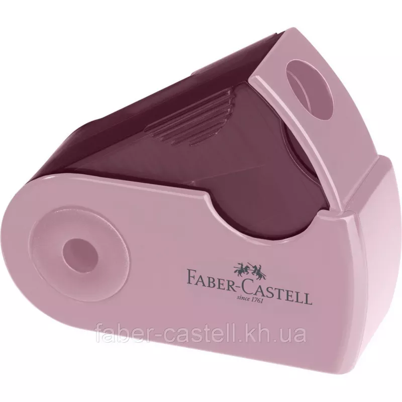 Afia-lápis manual Faber-Castell 182774 preto azul rosa