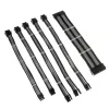 Kolink Core Adept COREADEPT-EK-BGR kit de extensão de cabos entrançados, preto/cinzento