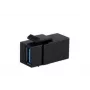 Módulo Keystone Microconnect KEYSTONE-USBA preto 5 g