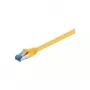 Cabo de rede Wentronic Goobay CAT 6a Patch, S/FTP (PiMF), amarelo, 2 m - LSZH sem halogéneos, cobre (93740)