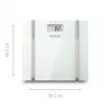 Balança de pessoa eletrónica Ecomed BS-70E retangular, branca