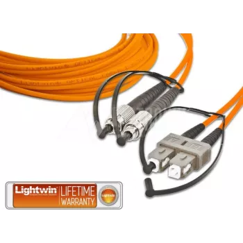 Cabo de fibra ótica Lightwin LDP-50 FC-SC 7.0 OM2 7 m laranja (LDP-50 FC-SC 7.0 OM2)