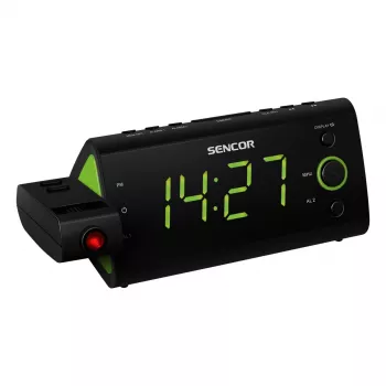 Rádio-despertador SRC 330GN com projetor de horas