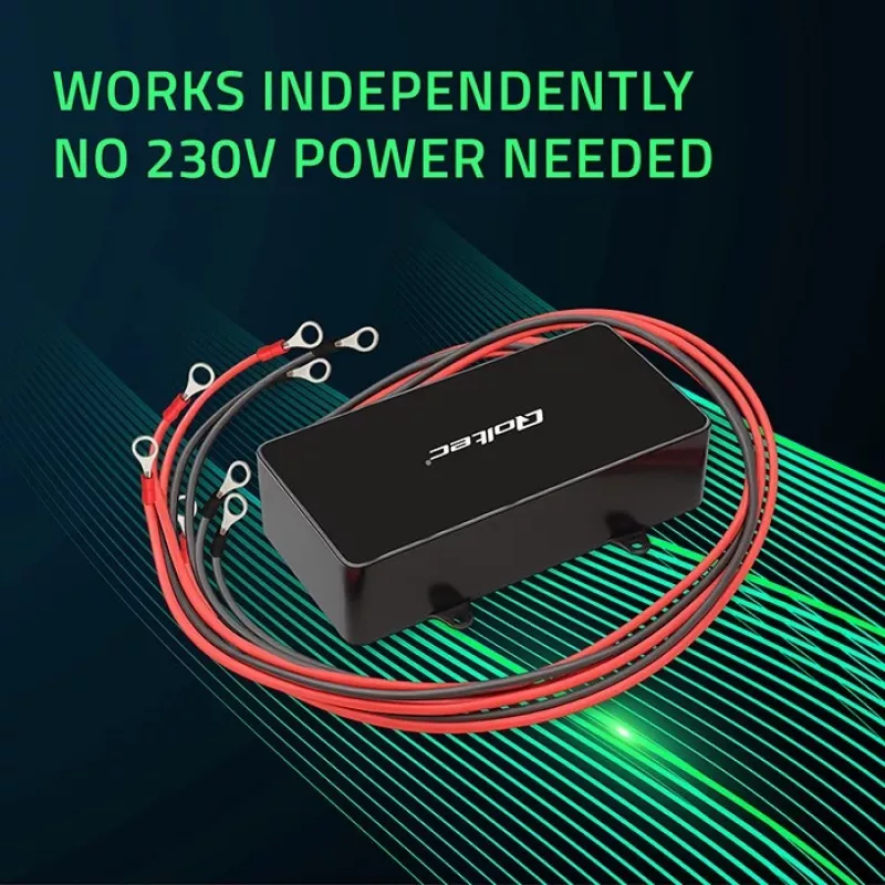 Equalizador de tensão QOLTEC 51098 para sistemas de 48V — equalizador de baterias 4×12V