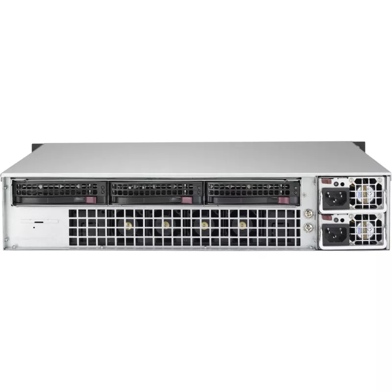 Super Micro Supermicro SC823M TQC-R802LPB - Rack - Montável em Rack - 2U - ATX Melhorado e Expandido - SATA/SAS - Hot-Swap 800 Watt - Preto (CSE-823MTQC-R802LPB)