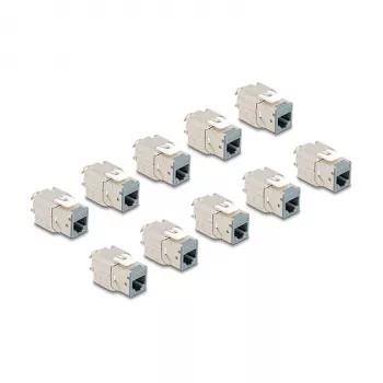 Módulo Keystone DeLOCK 88120 plano RJ-45 cinzento 10 unid.